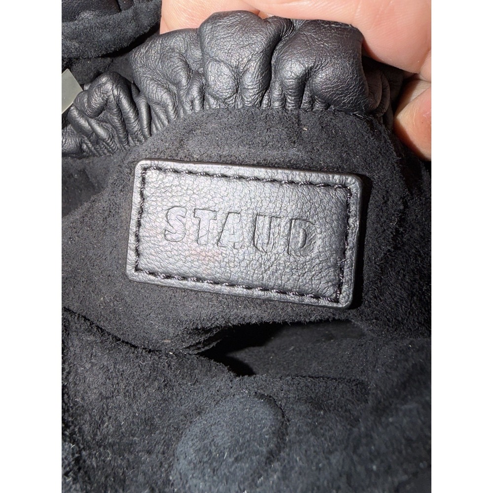 Staud Felix Black‎ Leather Bag $295 L - Picture 9 of 13